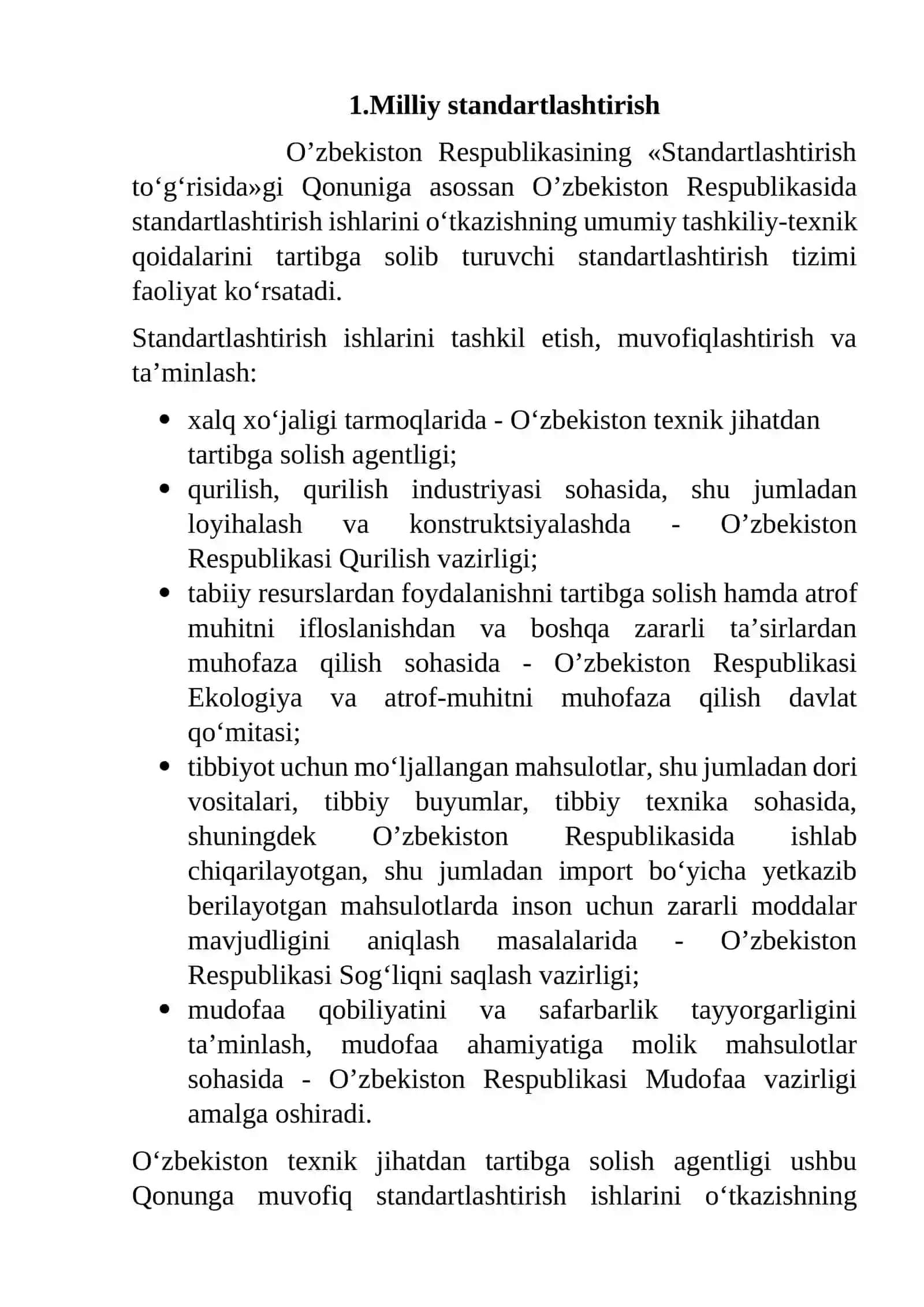 Milliy standartlashtirish va metrologiya tizimlari 4