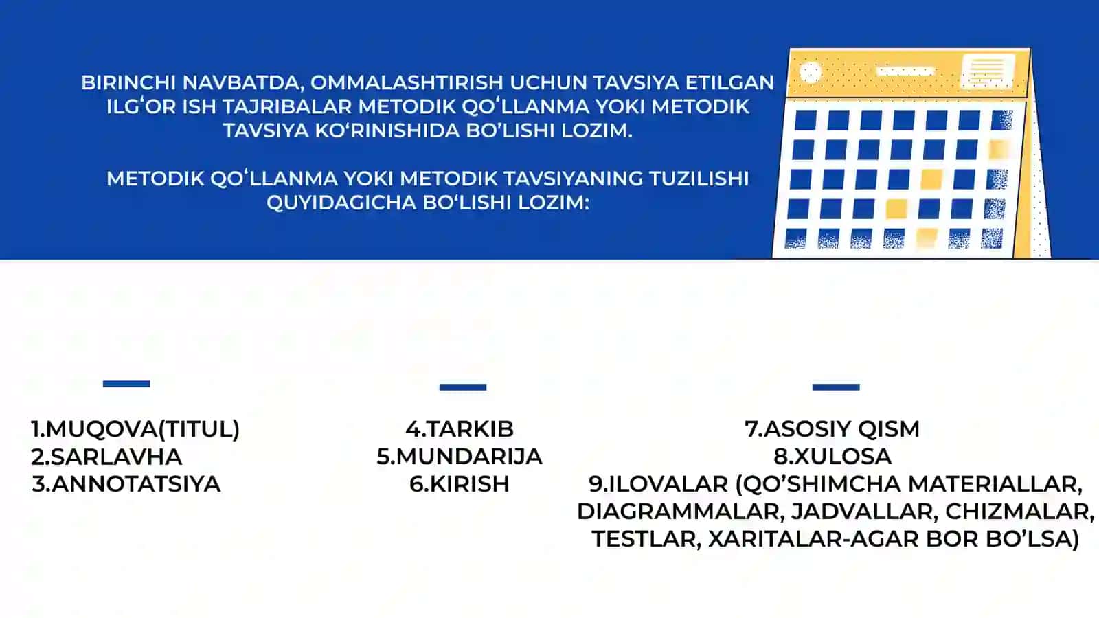 BOSHLANG’ICH SINF O’QITUVCHISINING METODIK QO’LLANMA YARATISH TEXNOLOGIYASI 4