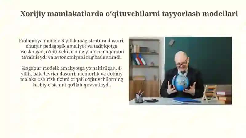 Xorijiy tajribalar asosida boʻlajak oʻqituvchilarning pedagogik faoliyatga tayyorgarligi 4