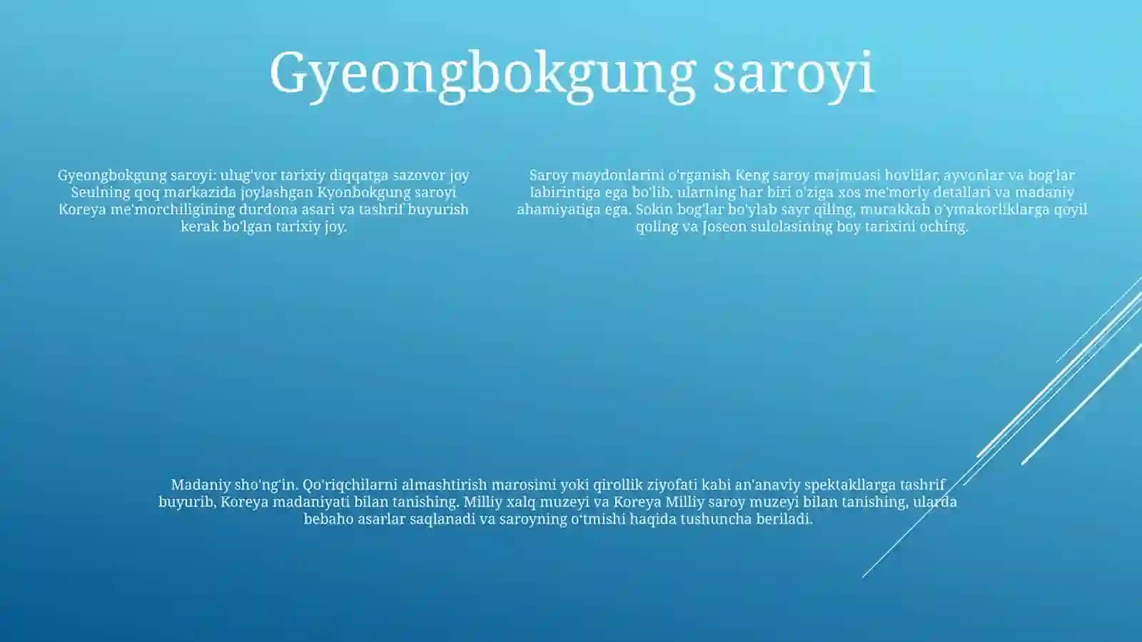 Janubiy Koreyaning Ziyorotgohlariga Sayohat 4