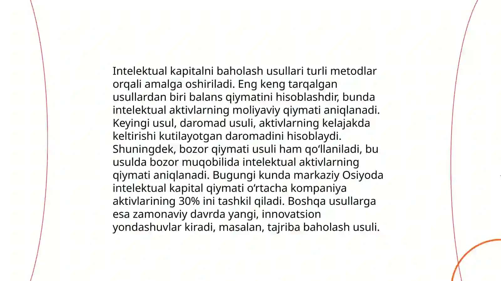 Intelektual kapital va intelektual mulkni shakillantirish va boshqarish 4