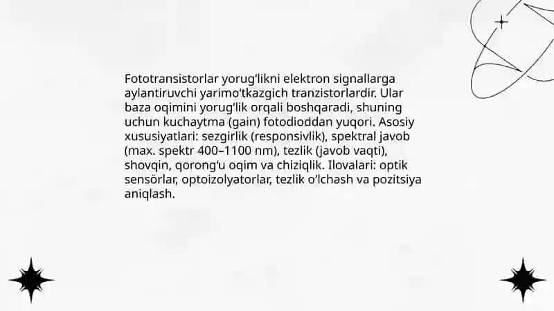 Fotodiodlar va ularning ishlash tamoyili 4