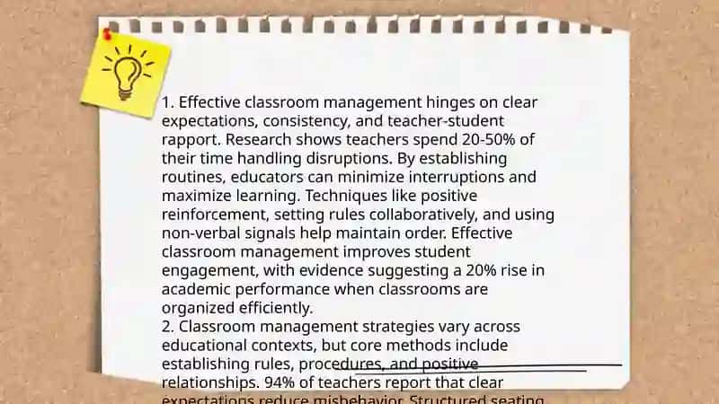 Teacher's responsibilities during the lesson 4
