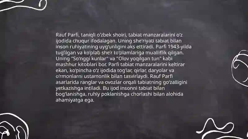 Rauf Parfi she'riyati badiiyati 4