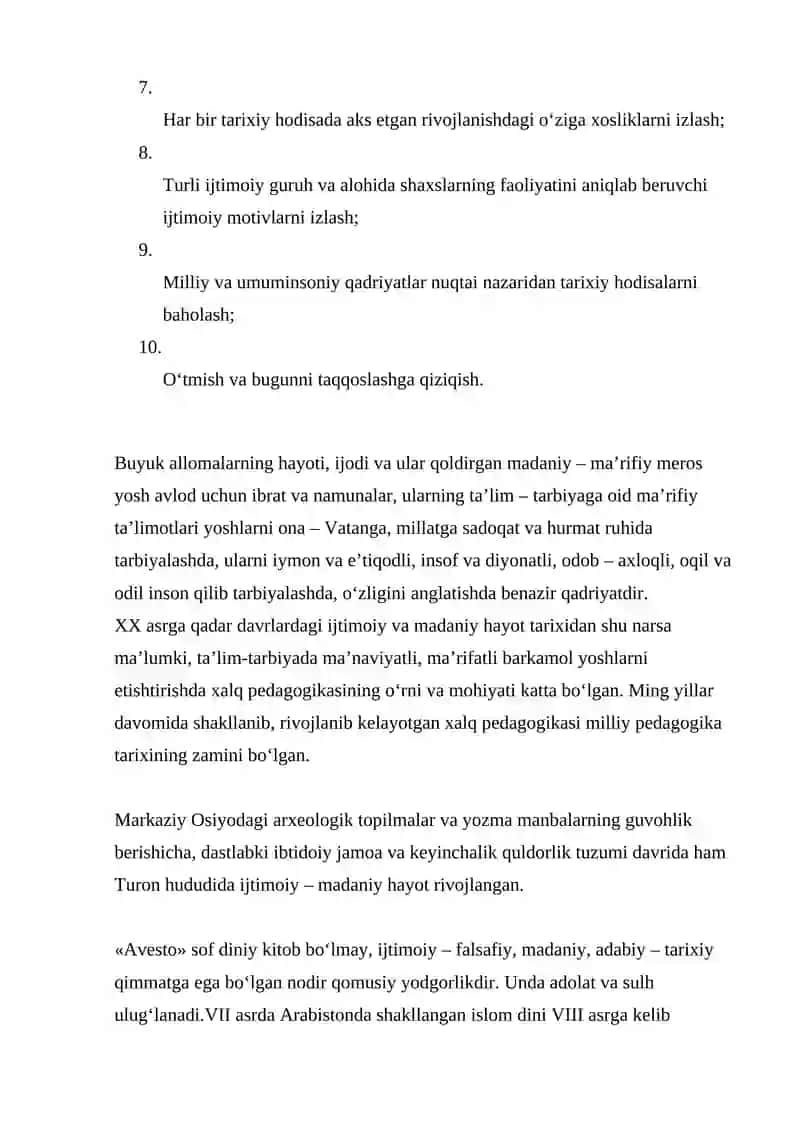 Tarixiy tafakkurini shakllantirish 4