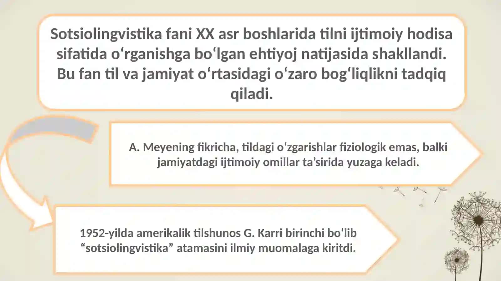 Sotsiolingvistika kursi predmeti,vazifalari,fanning vujudga kelishi va rivojlanishi 4