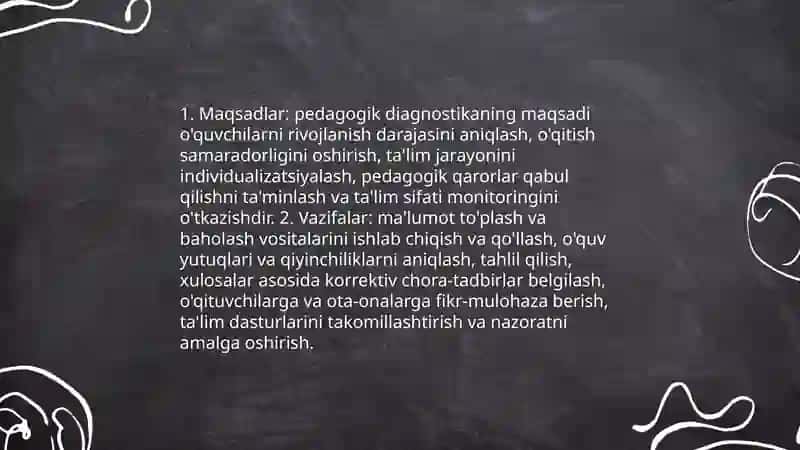 Pedagogik diagnostika tushunchasi va uning mohiyati 4