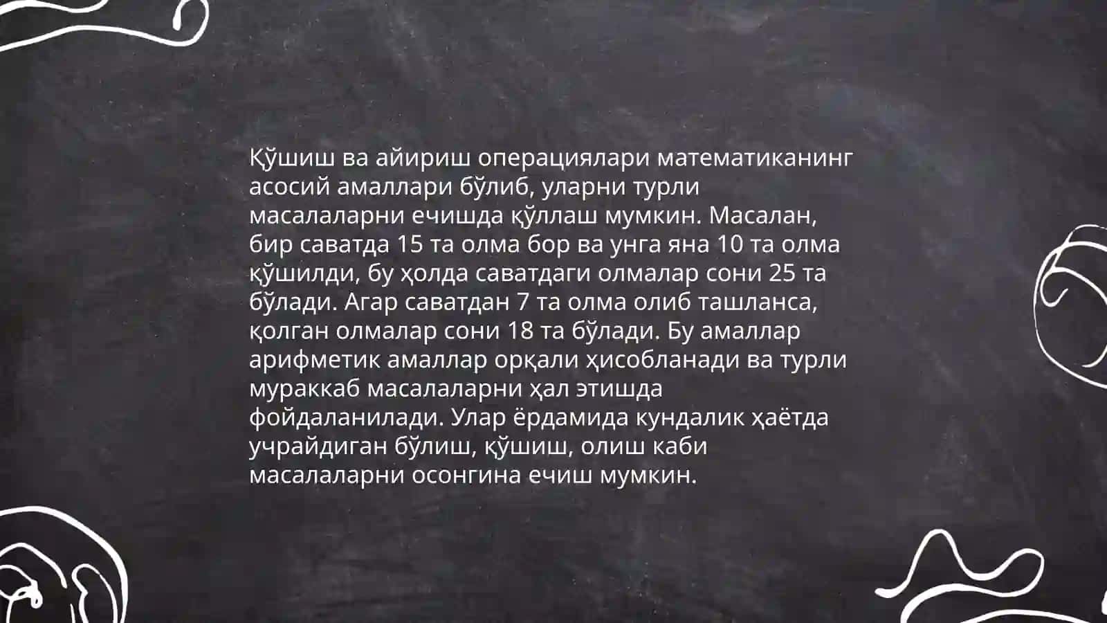 Мураккаб масалаларни алгебраик усулда ечиш 4