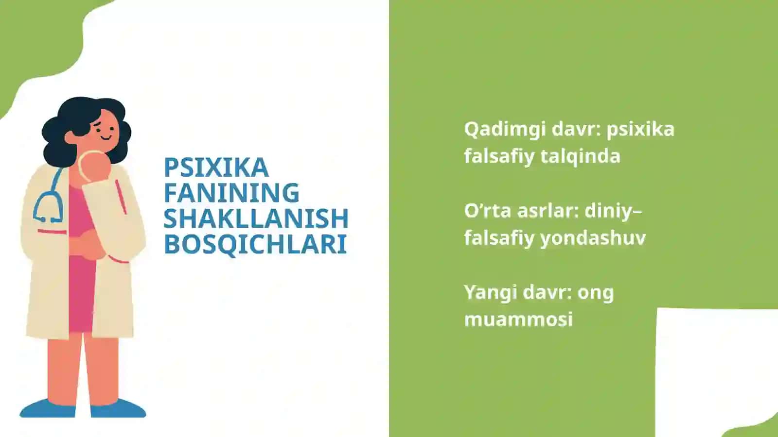 PSIXIK VA FIZIOLOGIK JARAYONLARNING O’ZARO BOG’LIQLIGI 4