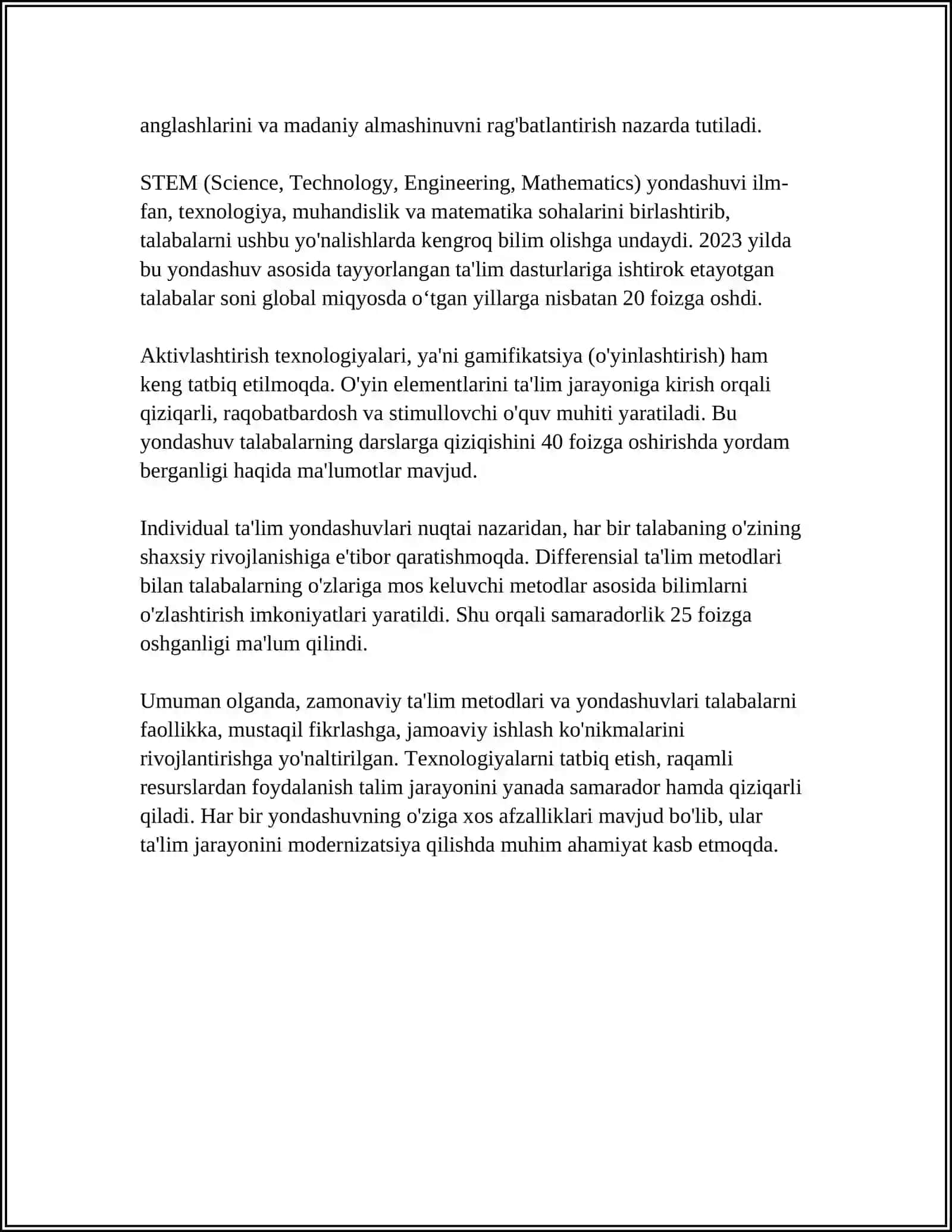 TA'LIM JARAYONINING METODLARI VA VOSITALARI 4