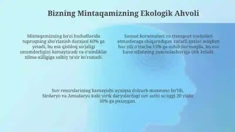 O‘g‘itlardan haddan tashqari foydalanish tuproqning degradatsiyasiga 4