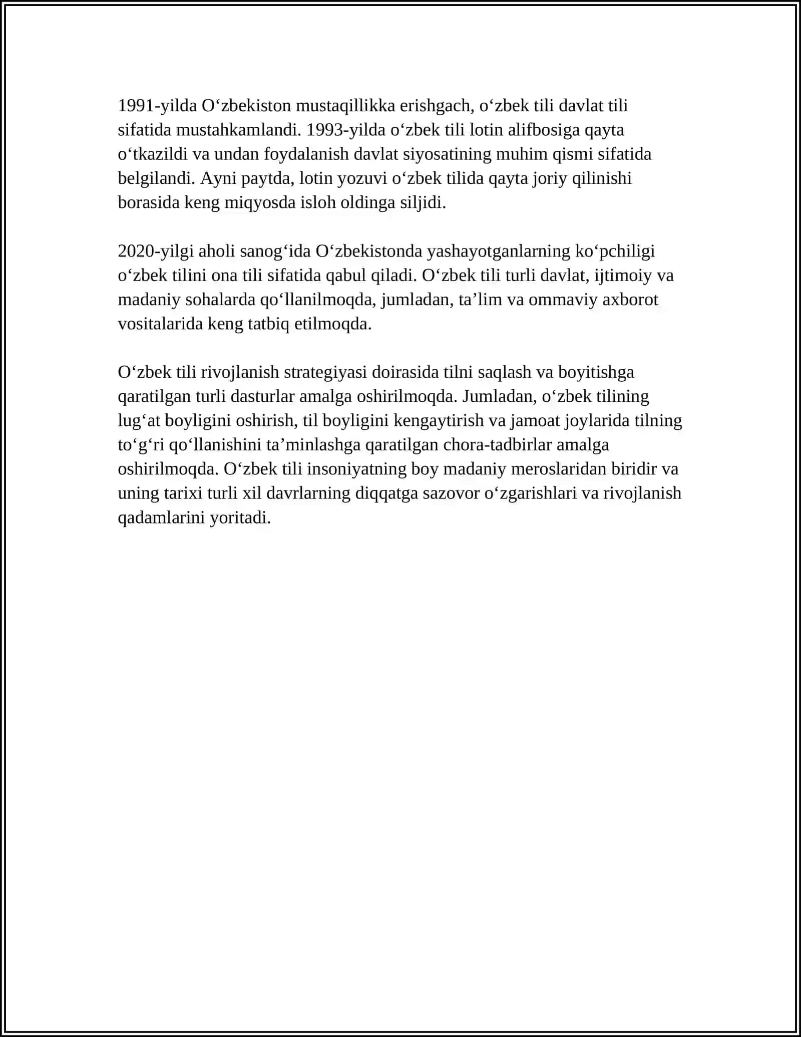 MILLIY VA ADABIY TIL 4