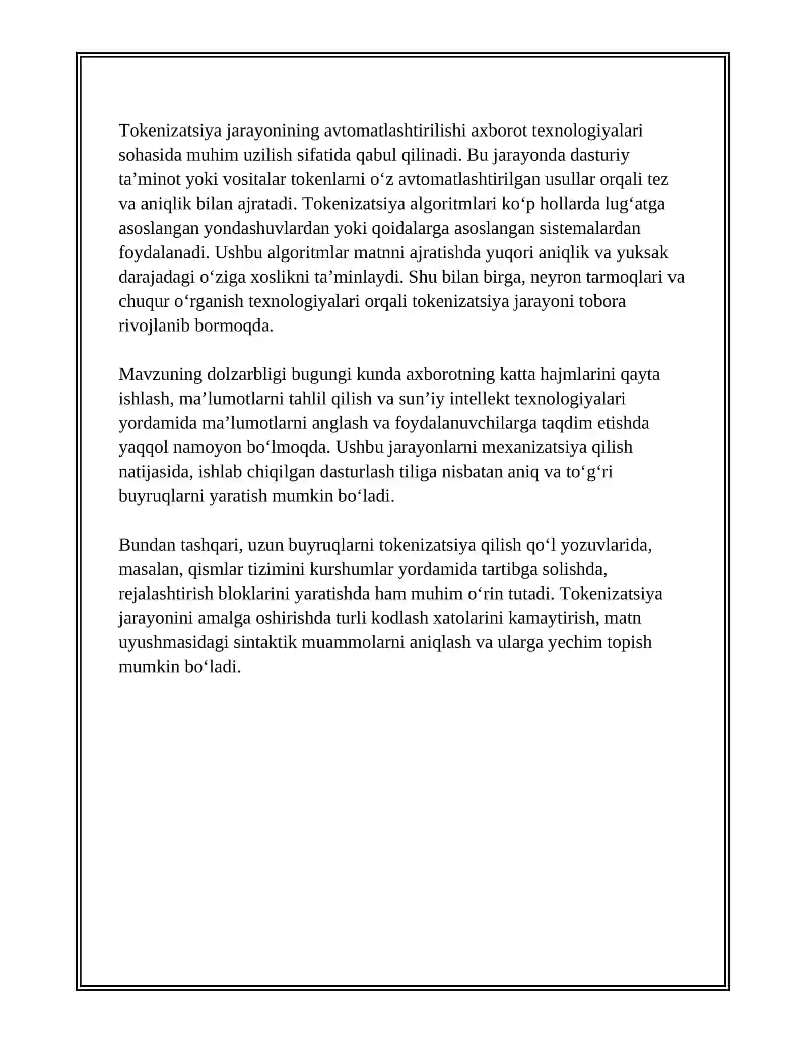 KATTA UZUNLIKDAGI BUYRUQ SO'ZLARIGA ISHLOV BERISH 4