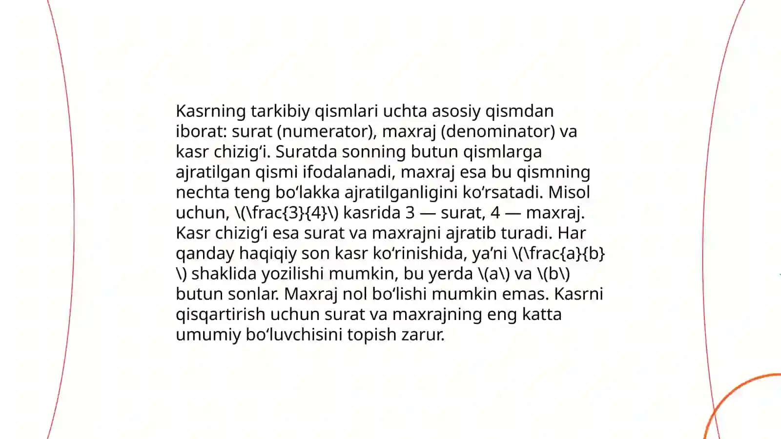 Ulush va kasr 4