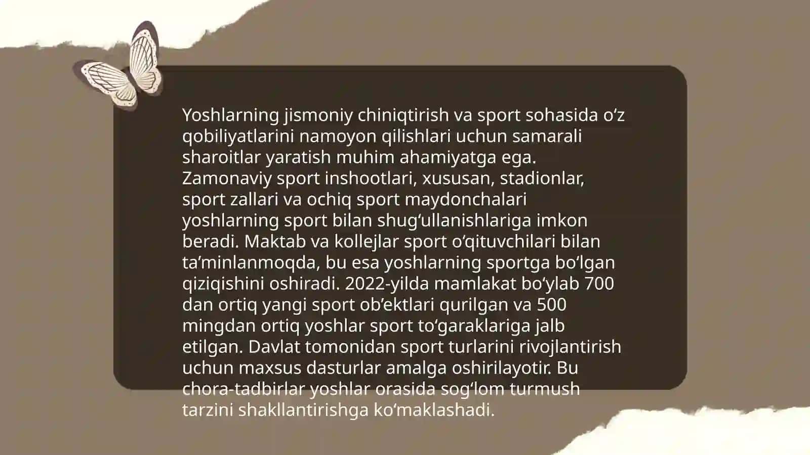 Yoshlarni musiqa, rassomlik, adabiyot, teatr va san’atning boshqa turlariga qiziqishini oshirish 4