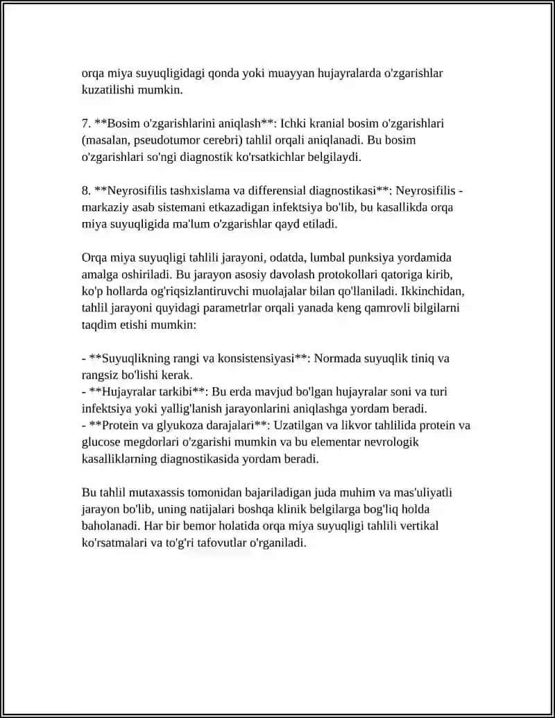 ORQA MIYA SUYUQLIGI TAXLILI 4