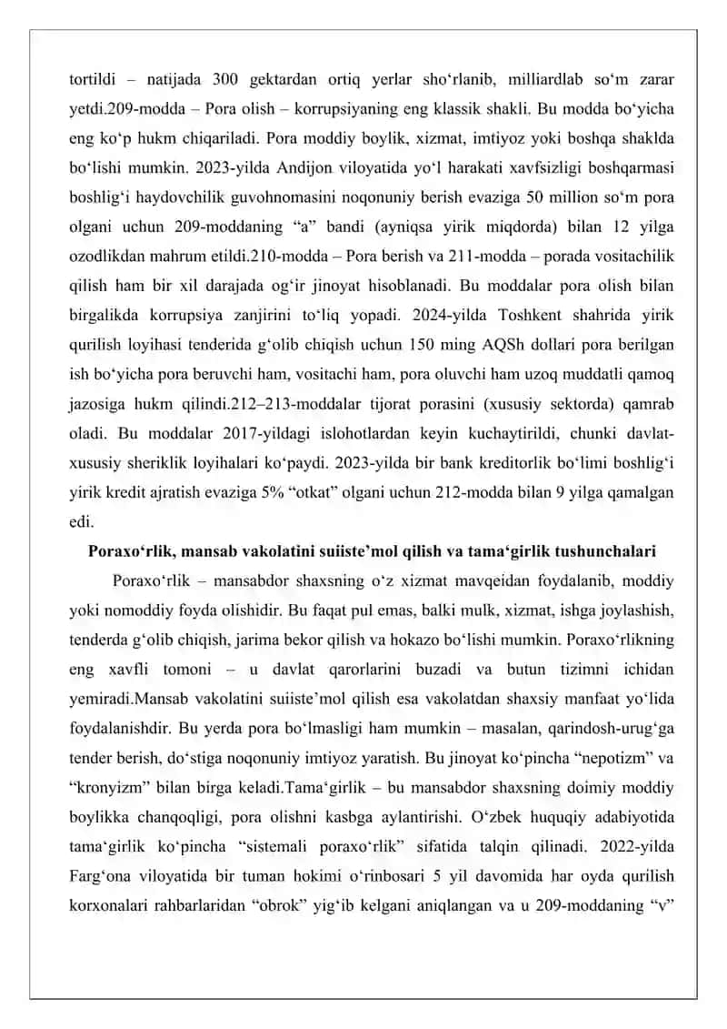 Korrupsiyaga oid huquqbuzarliklar 4
