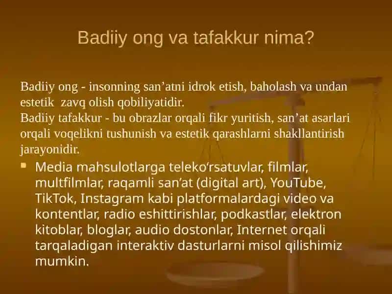 Media ta'lim tizimida badiiy ong, tasavvur va tafakkur 4