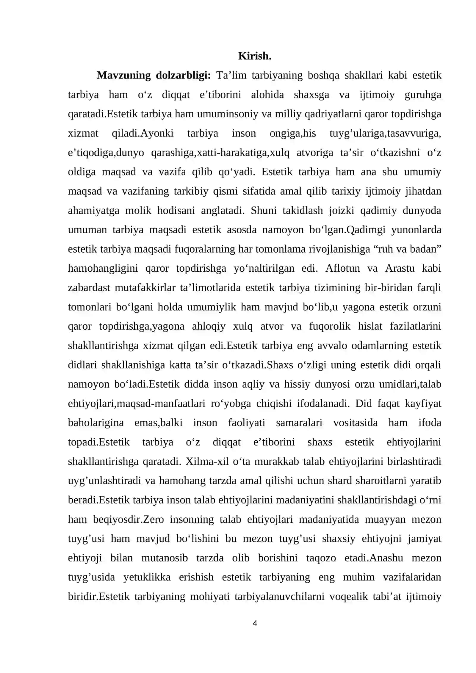 Maktabgacha yoshdagi bolalar estetik tarbiyasining mazmun mohiyati 4
