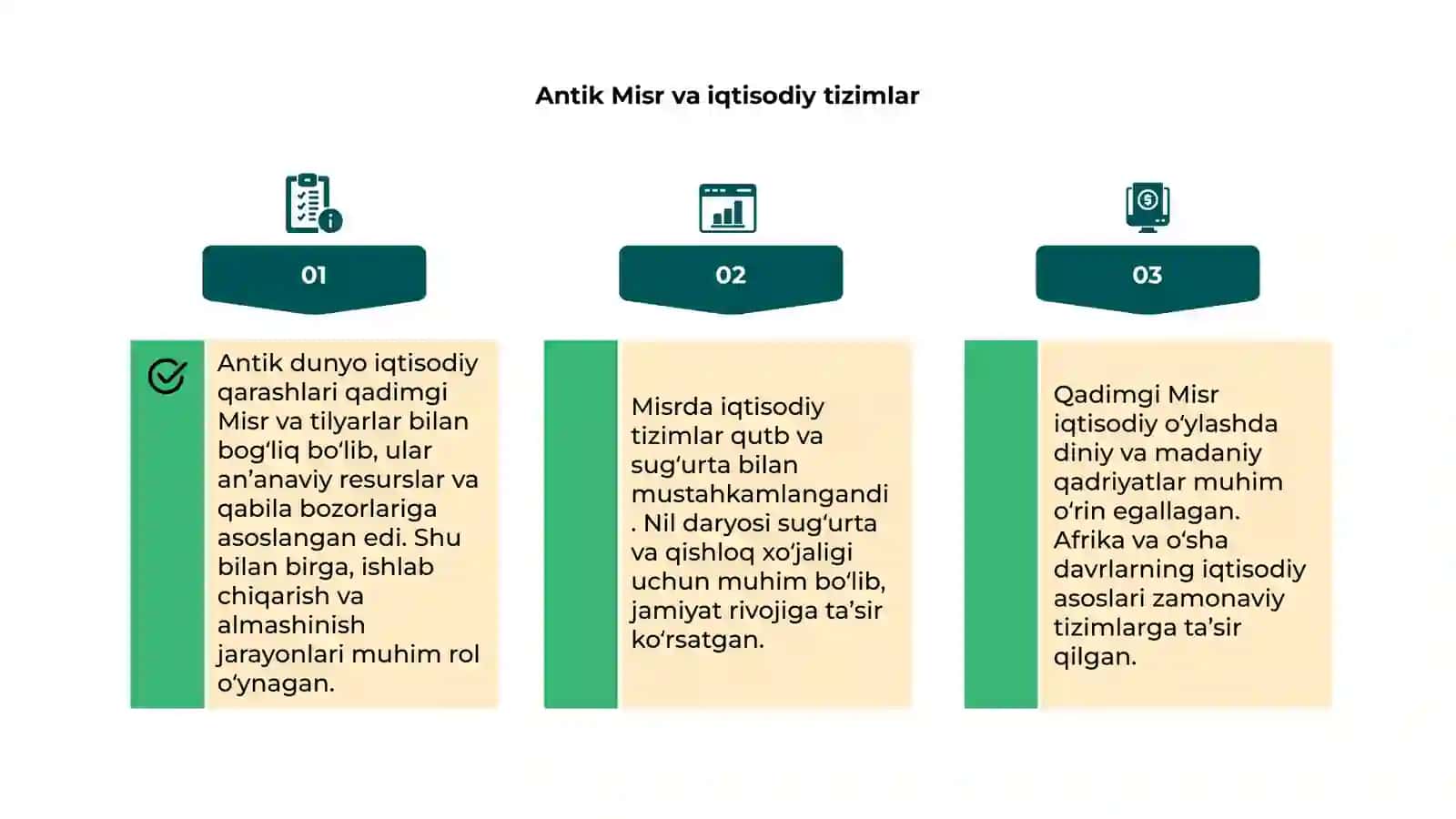 Antik dunyo iqtisodiy qarashlari 4
