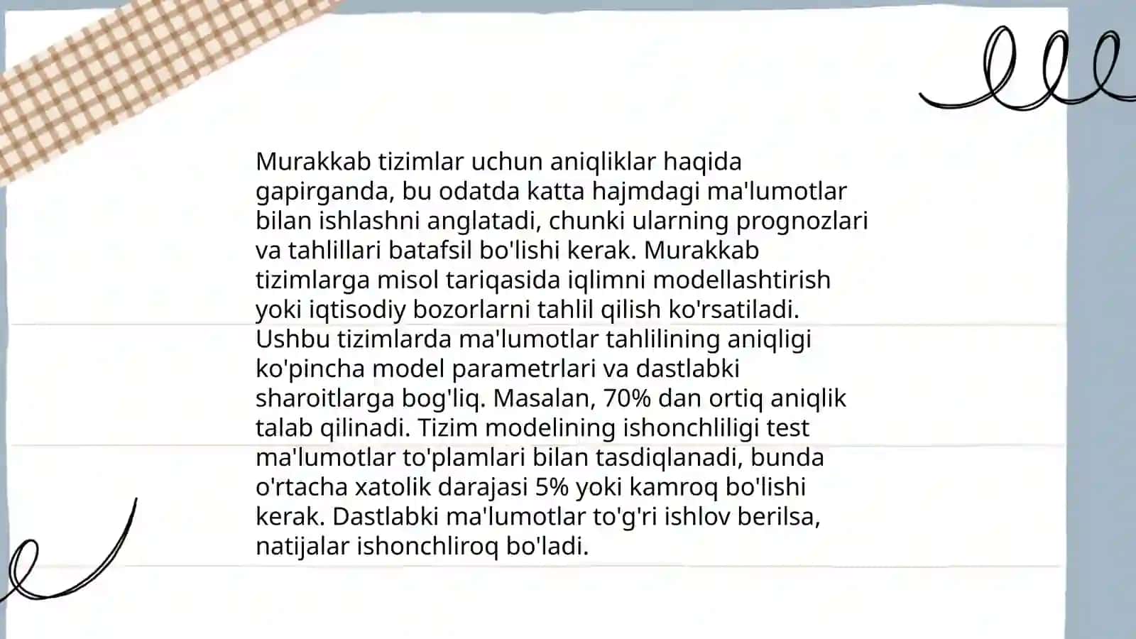 Sodda va murakkab tizimlar haqida tushuncha 4