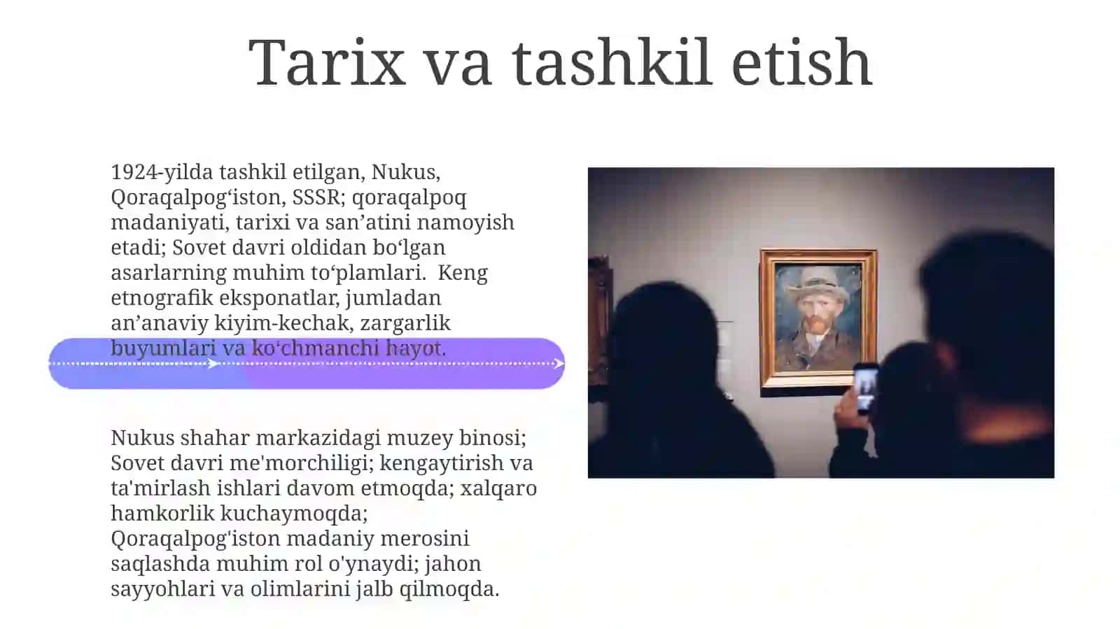 Qoraqalpogʻiston Milliy Muzeyi taqdimoti 4