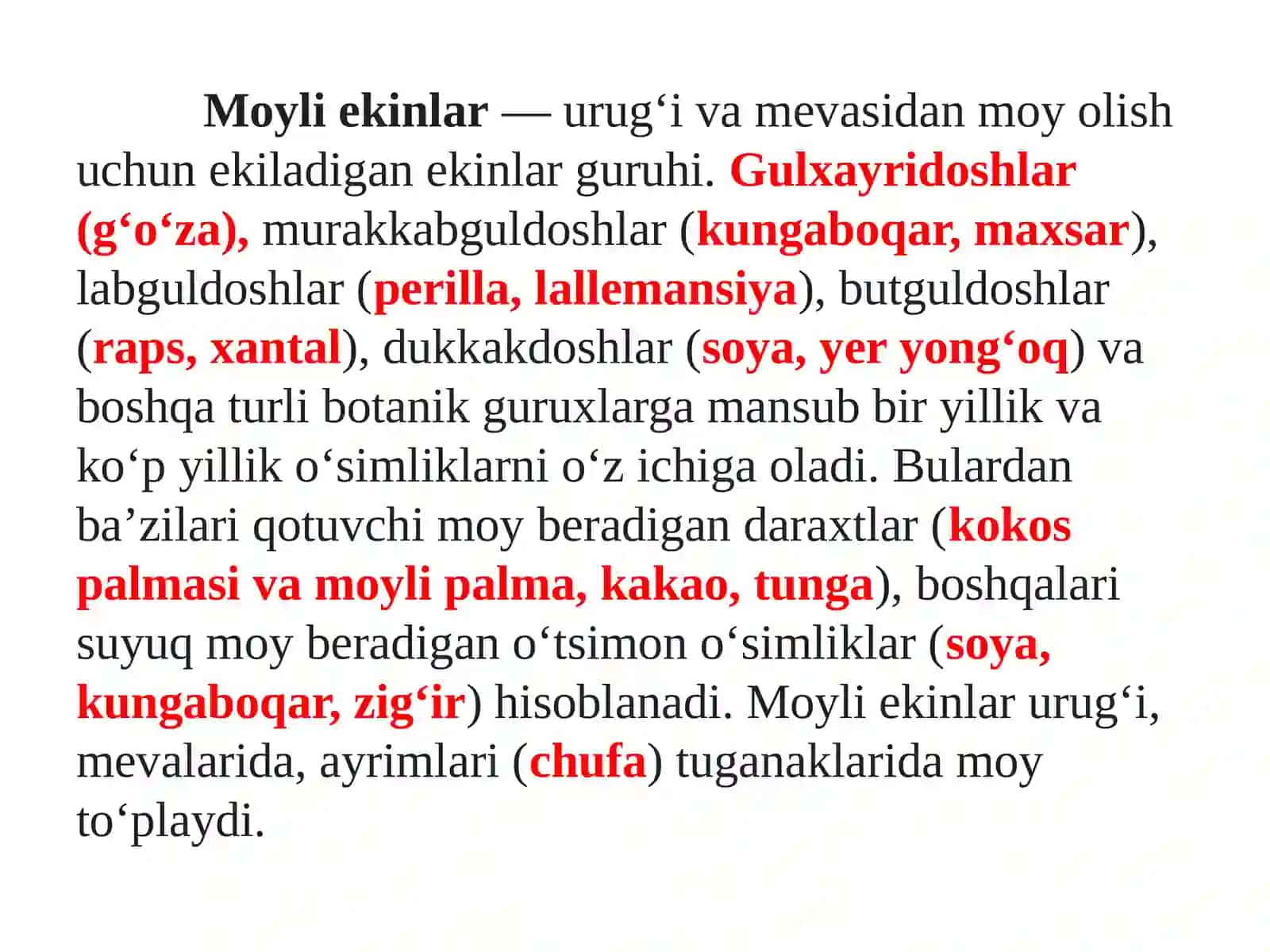 MOYLI URUG’LARNI TUZILISHIVA TARKIBI 4