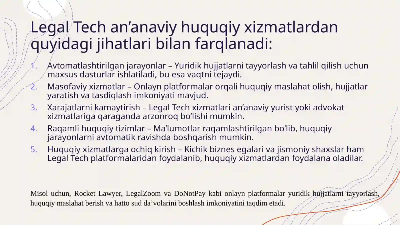 Huquqiy axborot texnologiyalariga kirish 4