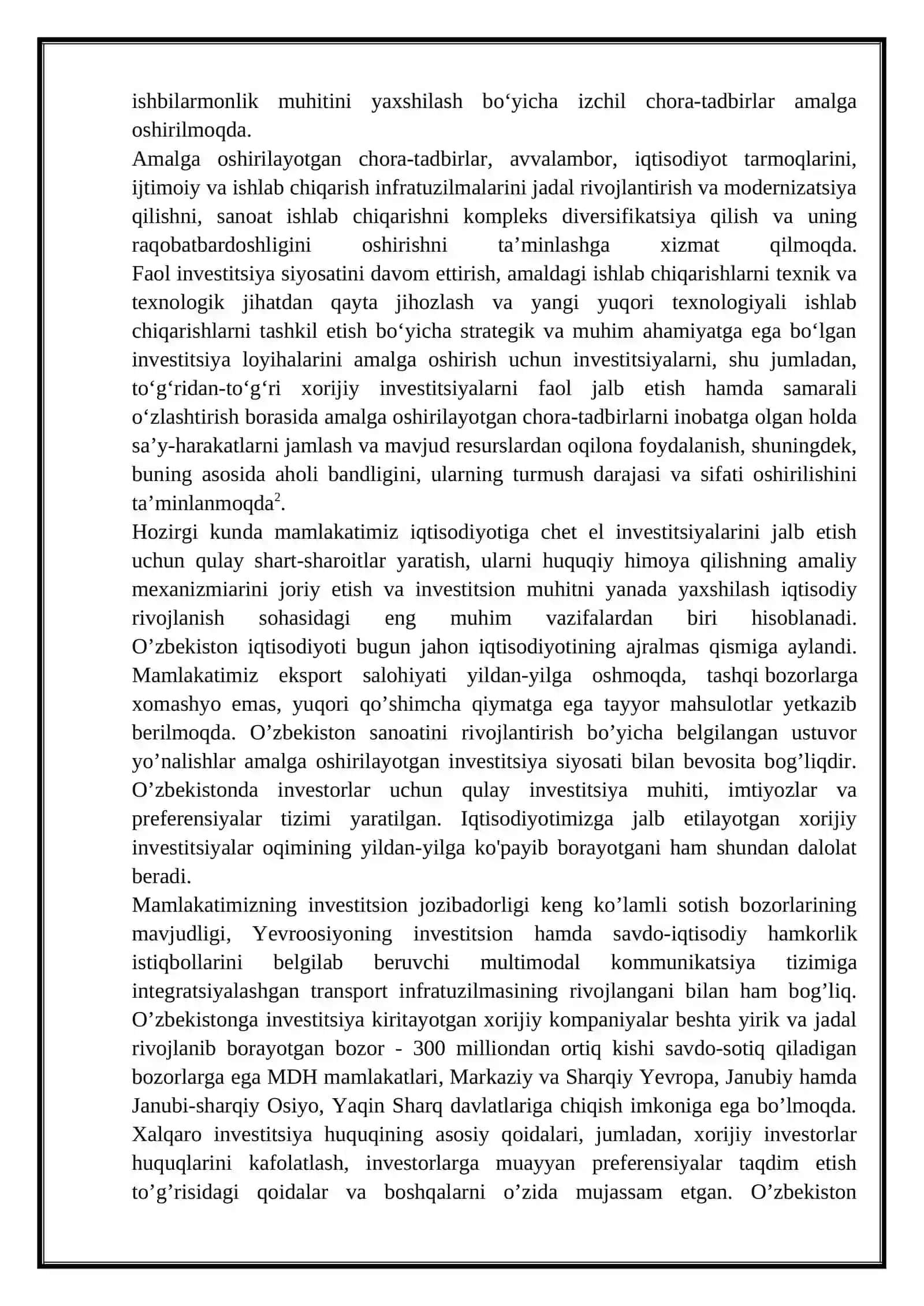 TURIZM VA MEHMONXONA XIZMATLARI IQTISODIYOTI FANIDAN REFERAT 4