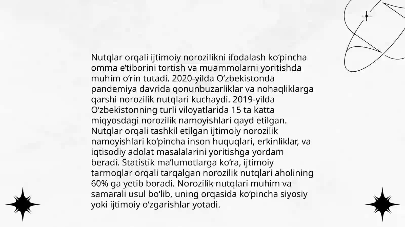 Siyosiy va ijtimoiy noriqlik sessiya kanfrensiyadagi siyosiy nutqlar tahlili 4