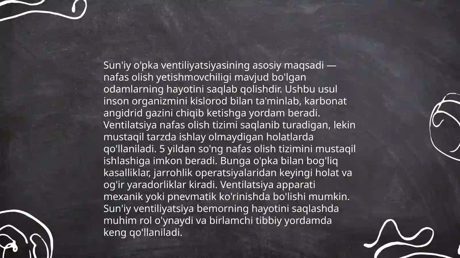 Sun'iy o'pka ventiliyatsiyasi, apparatlari, turlari, ishlash printsiplari 4
