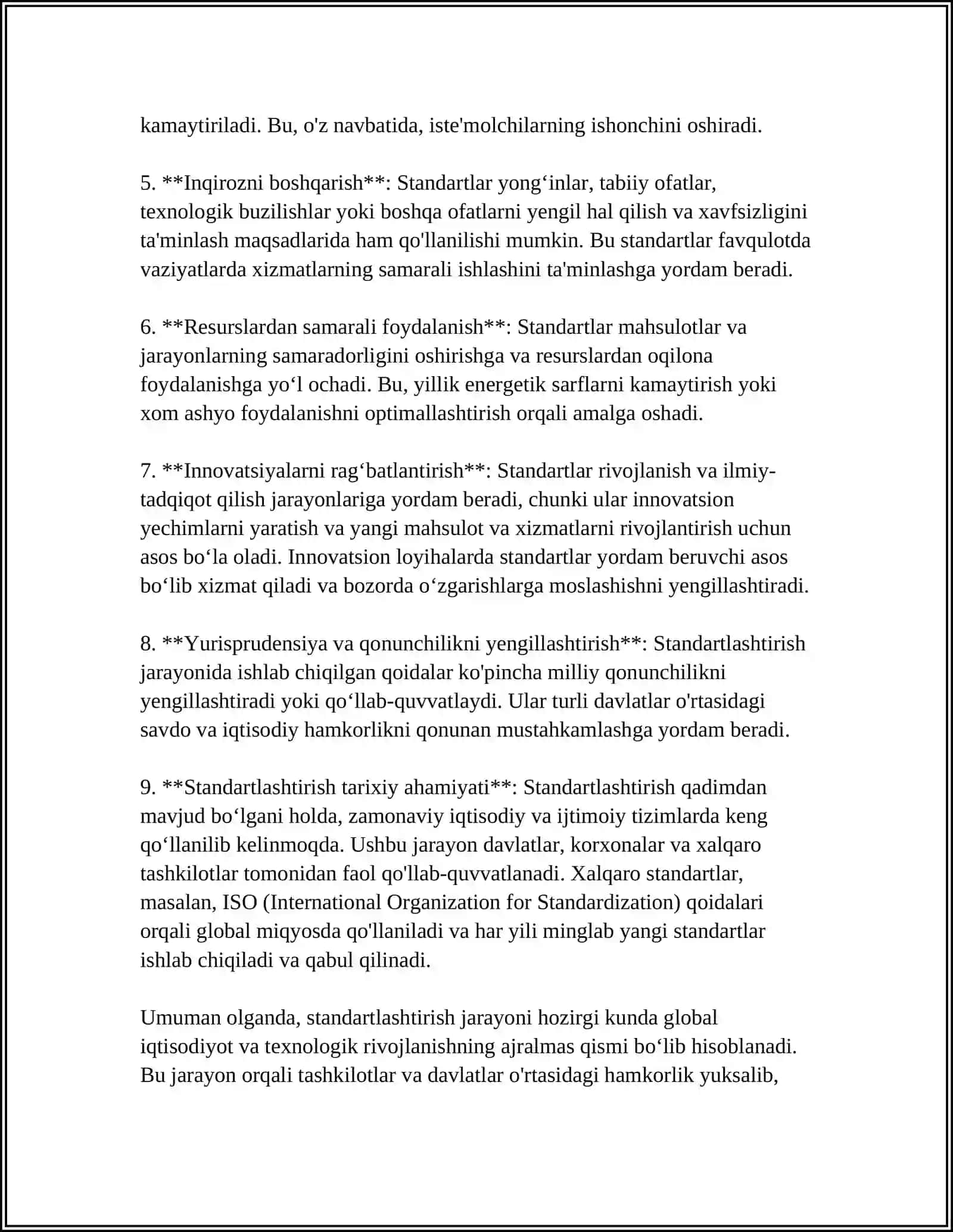 STANDASHTLASHTIRISHNING TASHKILIY ASOSLARI 4