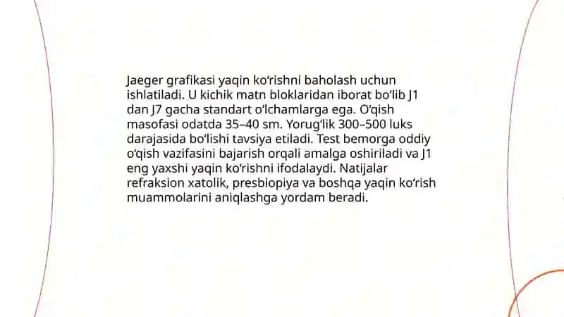 Optik asboblar yordamida koʻrish nuqsonlarini aniqlash 4