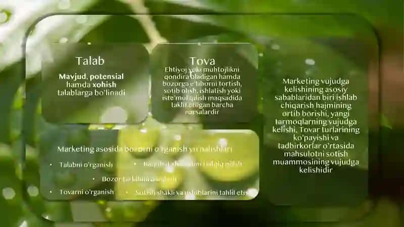 Innovatsion tadbirkorlik sub’ektlarida marketing faoliyati 4