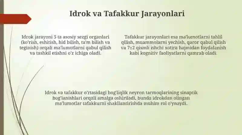 Hissiy bilish va tafakkur 4