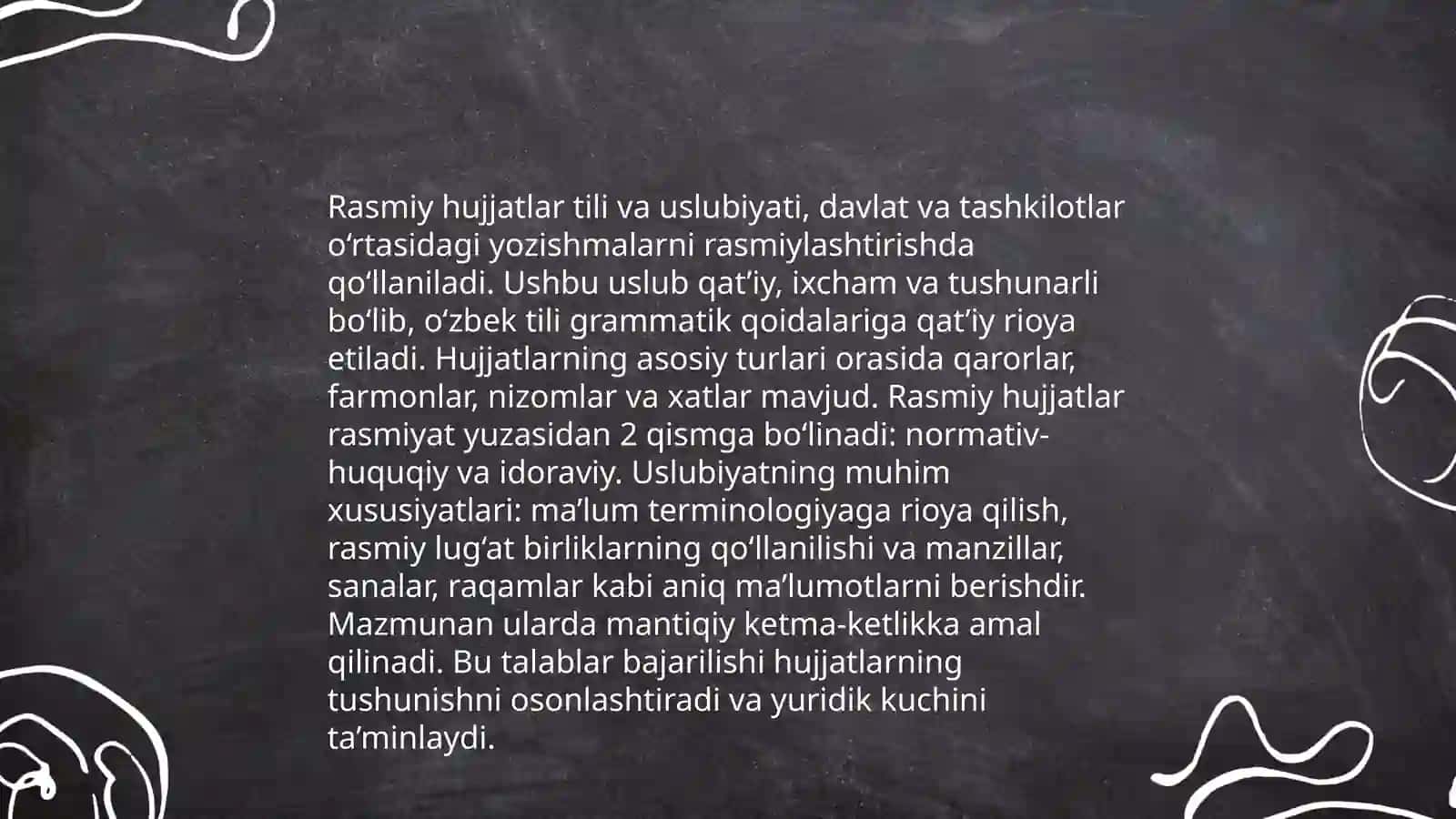 Ish yuritish tili va uslubi 4