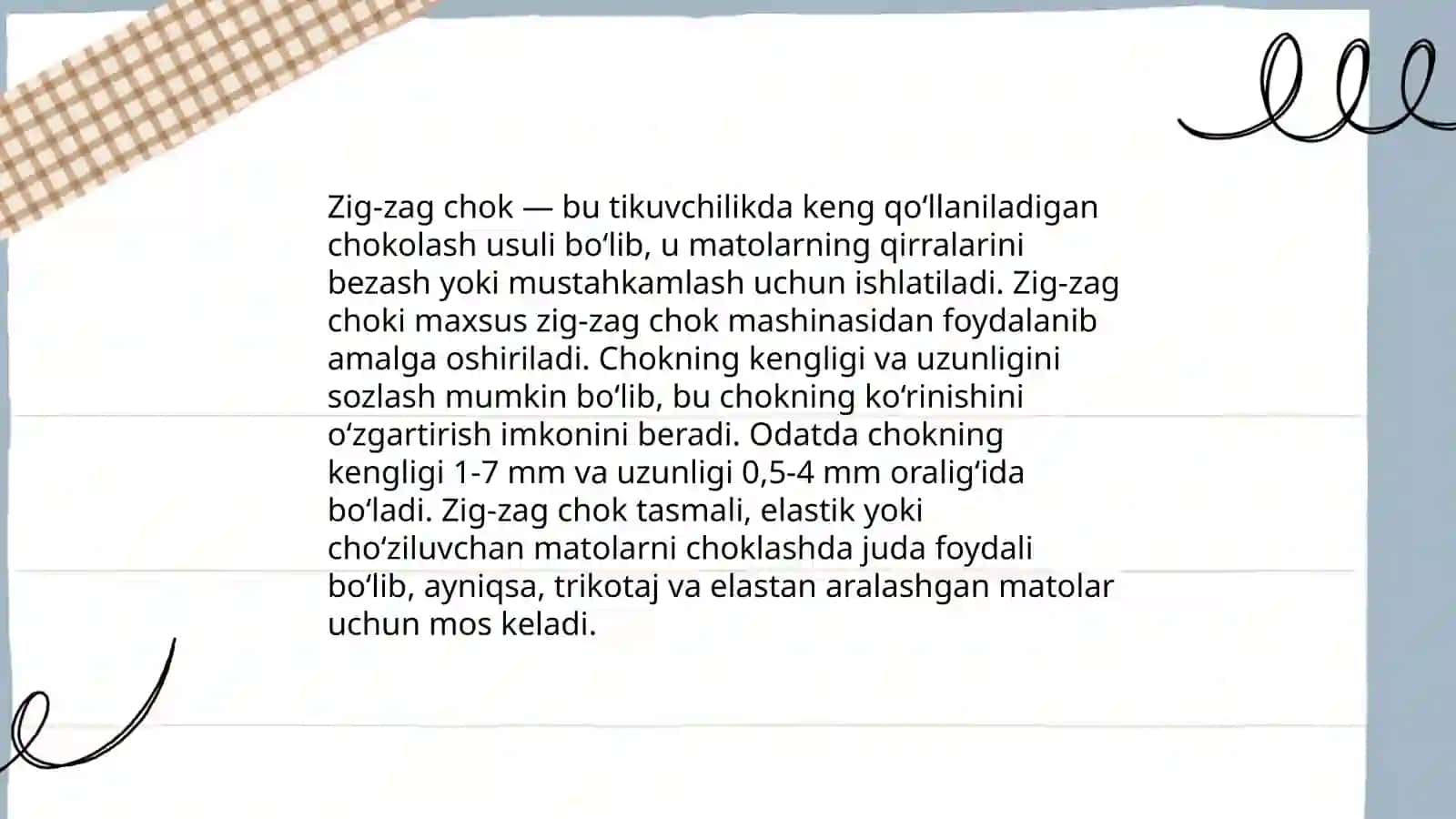 Kashtachilikda qollaniladigon chok turlari 4