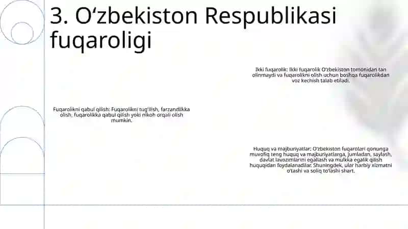 O'Zbekiston Respublikasi Konstitutsiyasi 4