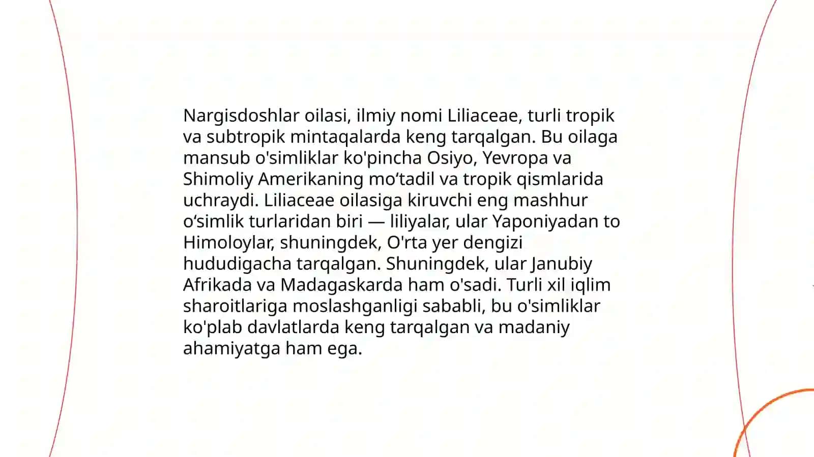 NARGISDOSHLAR (AMARYLLIDACEAE) OILASINING BIOEKOLOGIYASI 4