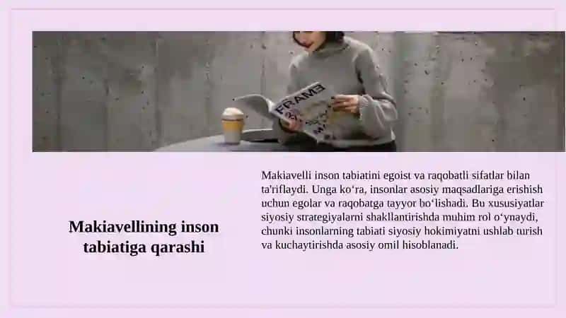 Makiavellining “Xukmdor” asari 4
