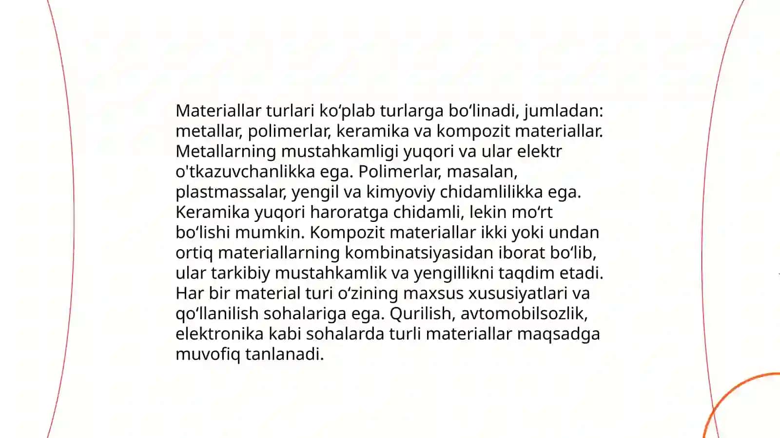 Texnologiya fani ish qurollari va materallari bilan tanishtirish va ulardan foydalanish talablari 4