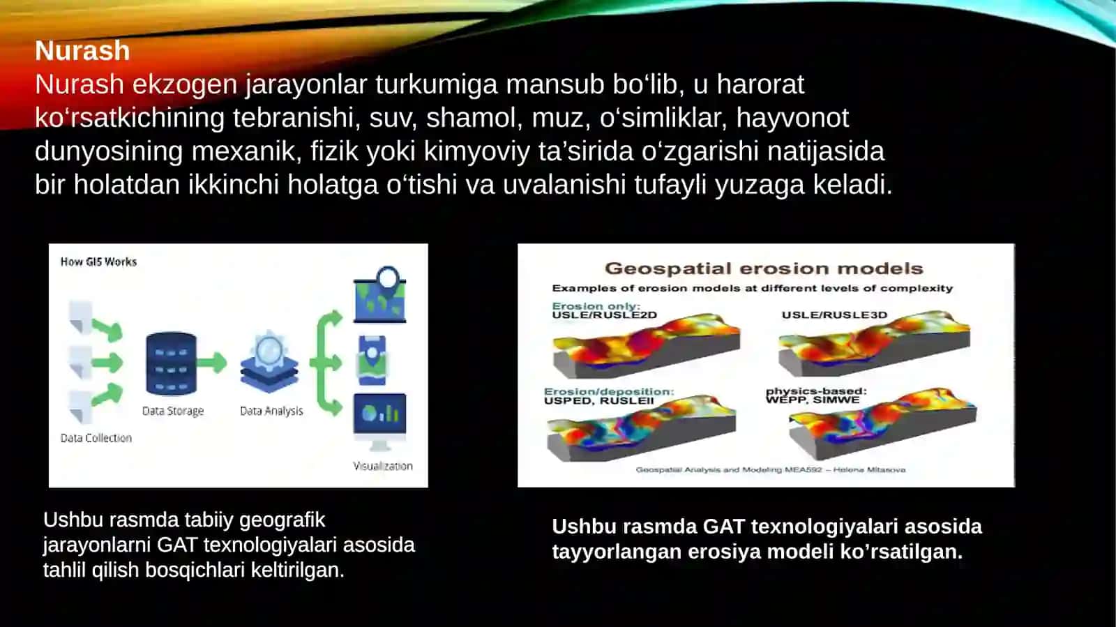 Tabiiy-geografik jarayonlarni GAT asosida tahlil qilish 4