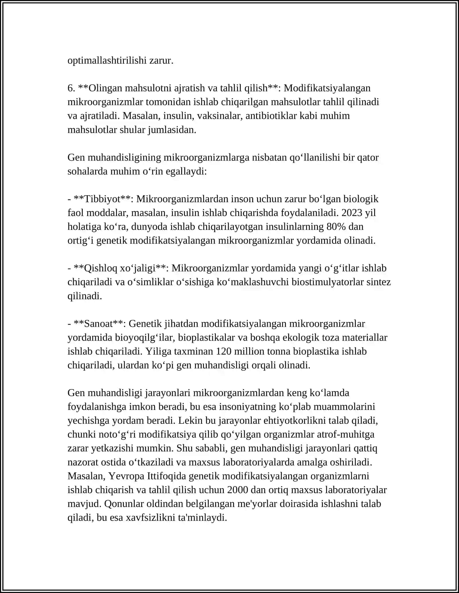 Gen muhandisligida mikroorganizmlarni qo'llash 4