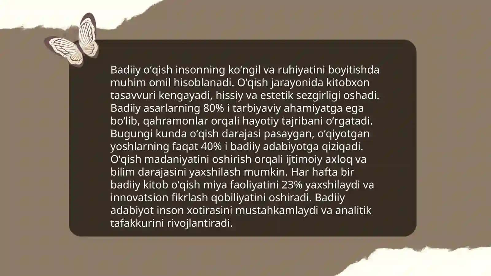 Rivoyat matni va ularni badiiy oʻqish 4