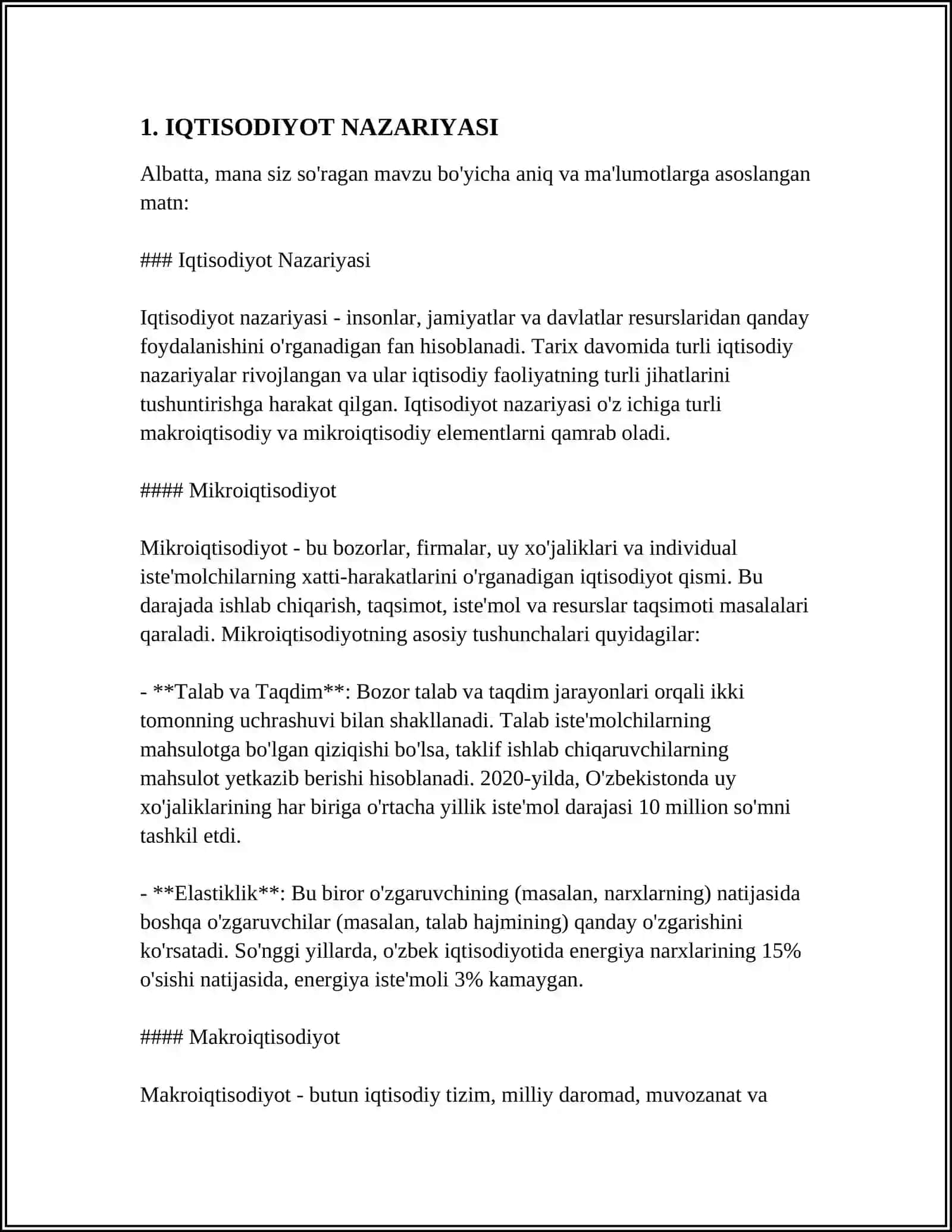 NAMAGAN. DAVLAT UNIVERSITETI IQTISODIYOT KAFEDRASI 4