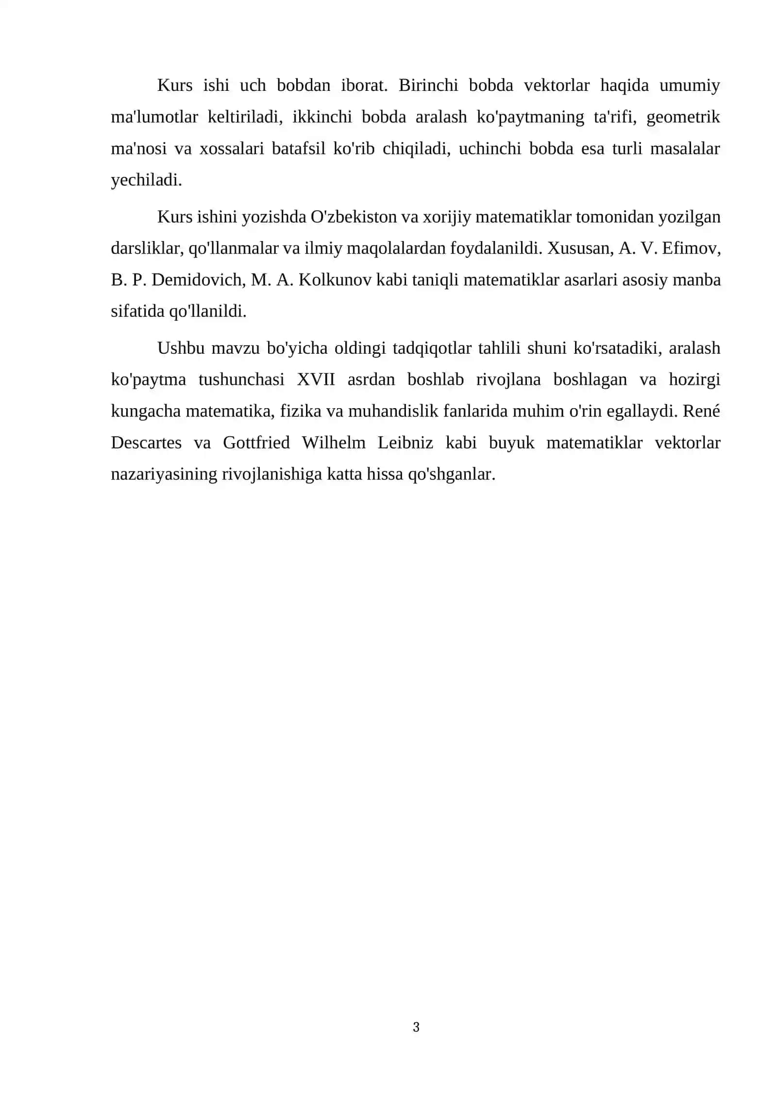 Uchta vektorning aralash ko'paytmasi 4