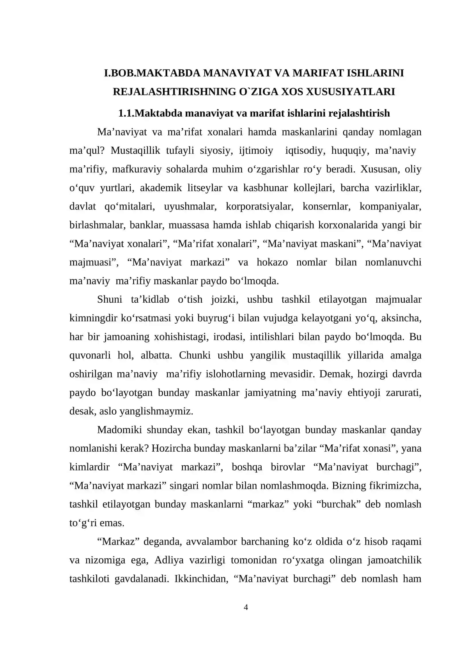 MAKTABDA MA’NAVIY-MA’RIFIY ISHLARINI REJALASHTIRISH 4