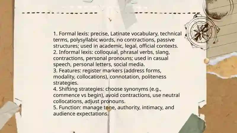 Word Choice and Style 4