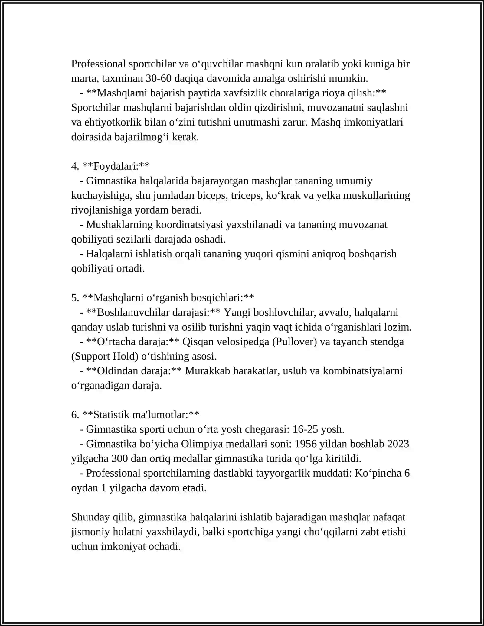 GIMNASTIKA BUYUMLARI BILAN BAJARILADIGAN MASHQLAR 4