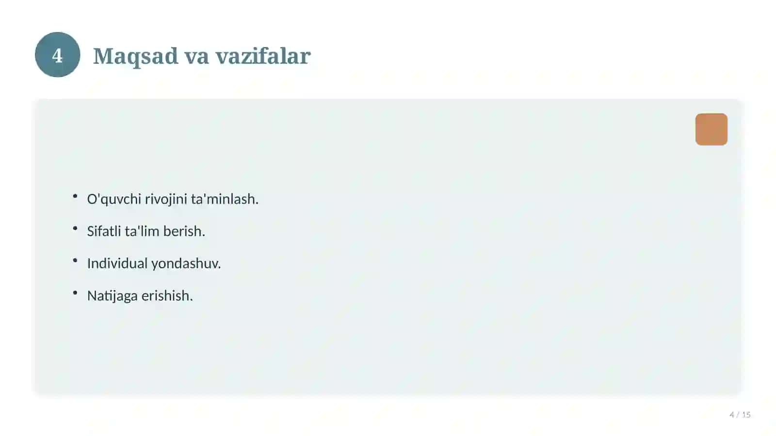 Pedagogik Muloqot 4